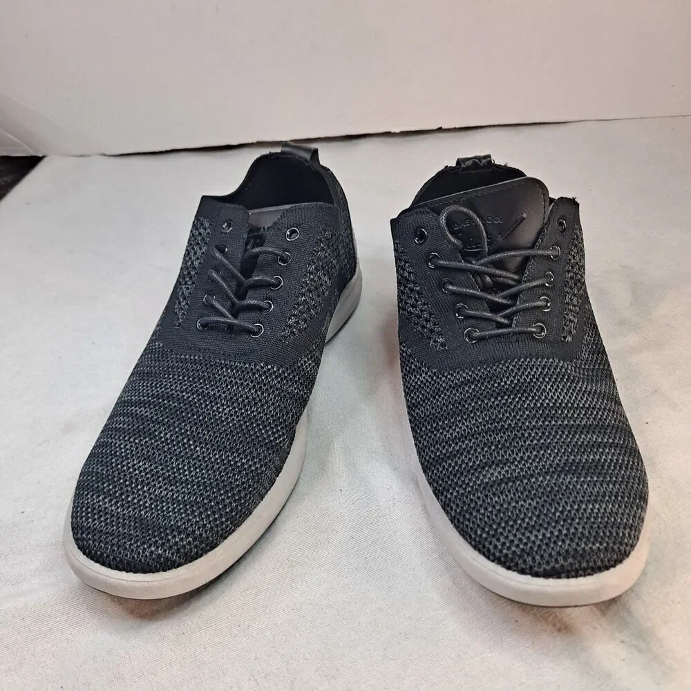 G.H. Bass & Co. Connor KT Oxford Mens Gray Black Casual Knit Shoes Size 10